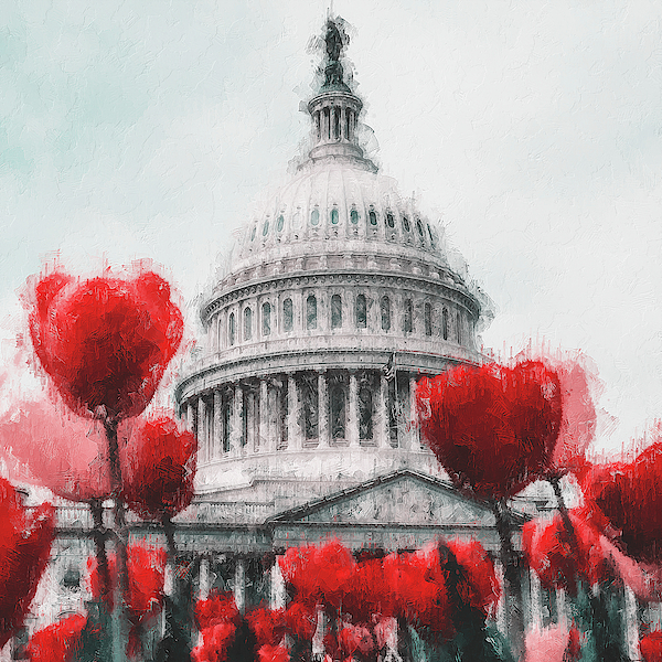 United States Capitol - 10 by AM FineArtPrints United States Capitol - 10 by AM FineArtPrints